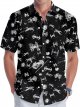 Men's Button Shirt, Summer TropicalHawaiian Shirt ,  Vacation Short Sleeve Casual Shirt Men